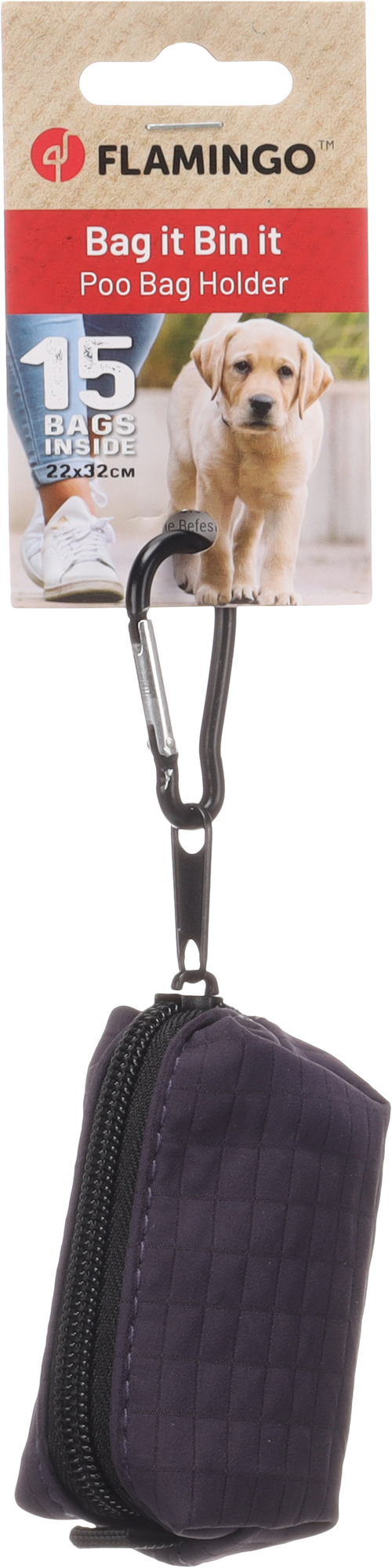 Flamingo Sacchetto per le deiezioni  Vika Porpora