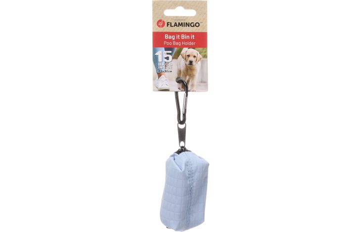 Flamingo Poepzakhouder Vika Blauw