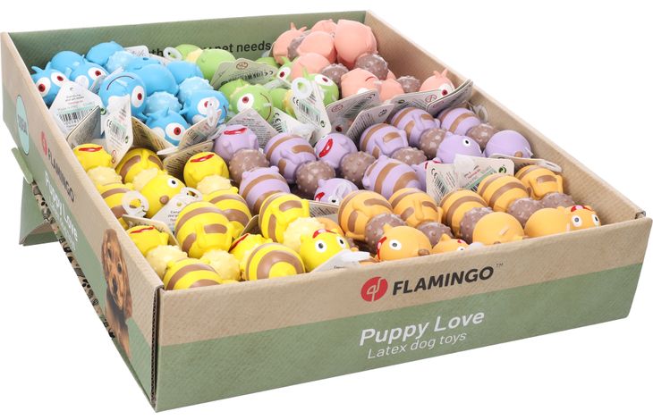 Flamingo Speelgoed Puppy Insa Bij & Rups Meerdere uitvoeringen