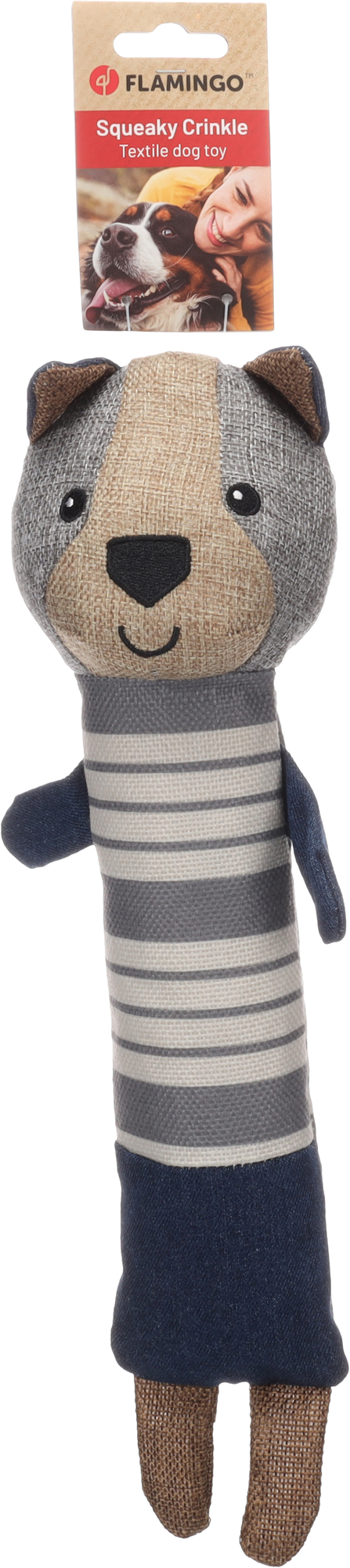 Flamingo Speelgoed Jiji Vos Blauw