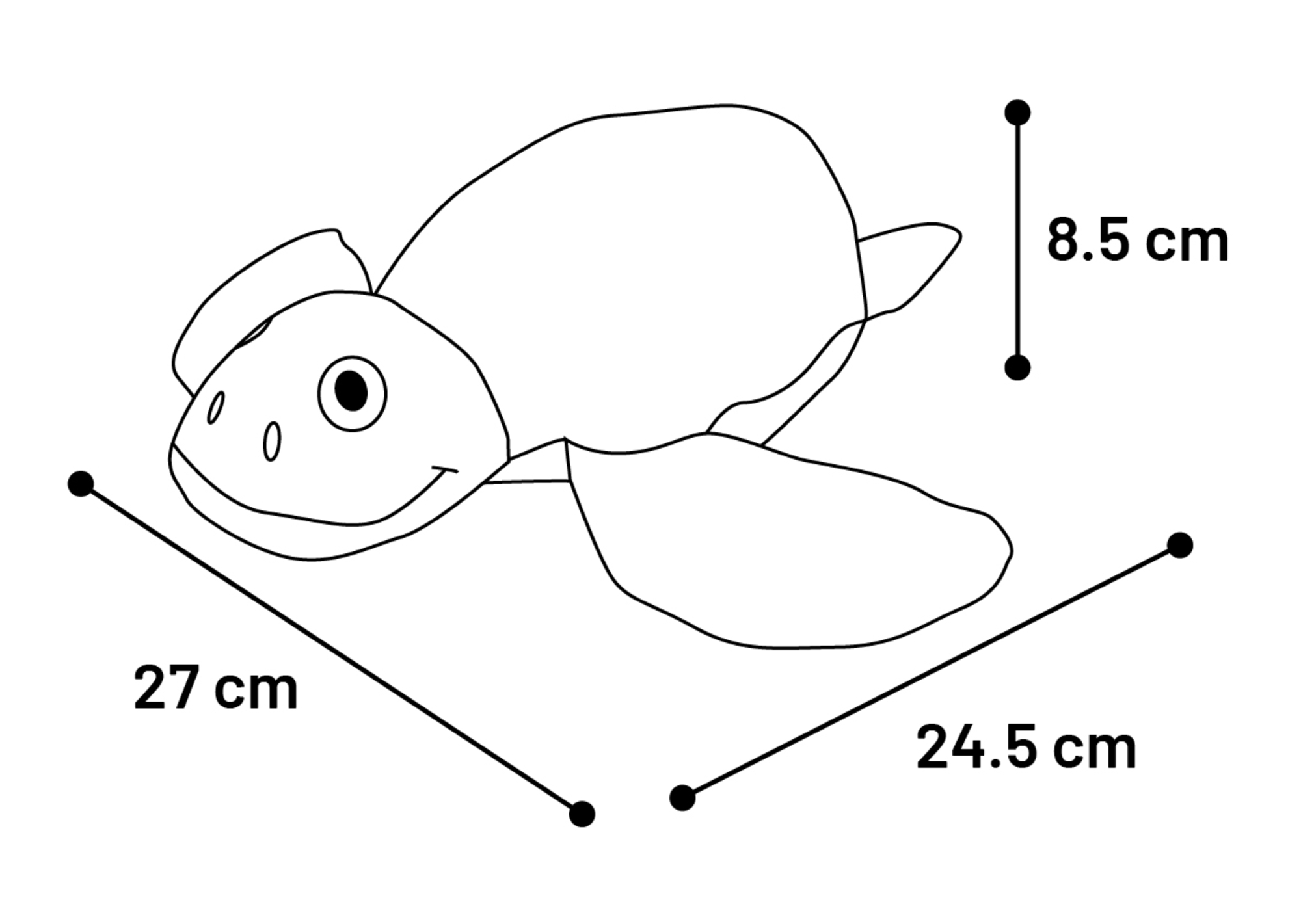 Flamingo Toy Siwi Turtle Green