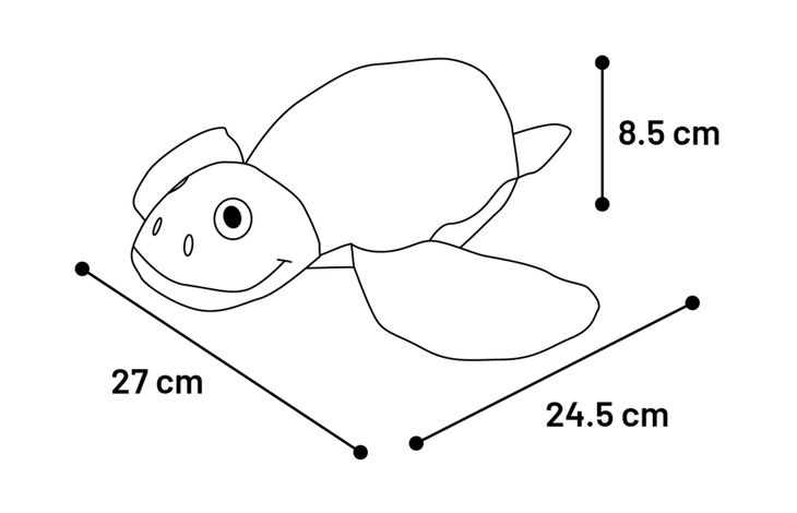 Flamingo Toy Siwi Turtle Green