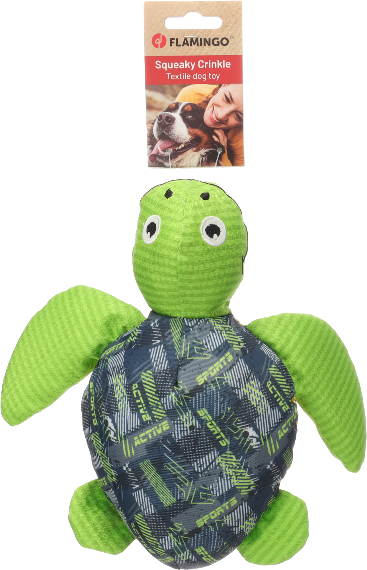 Flamingo Toy Siwi Turtle Green