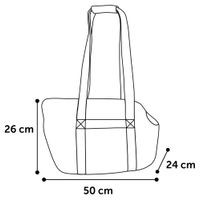 Flamingo Sac de transport Pookie Beige
