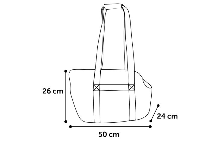 Flamingo Sac de transport Pookie Beige