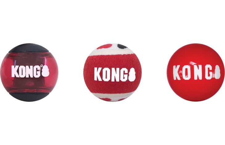 Kong® Kong® Speelgoed Signature Bal Meerkleurig