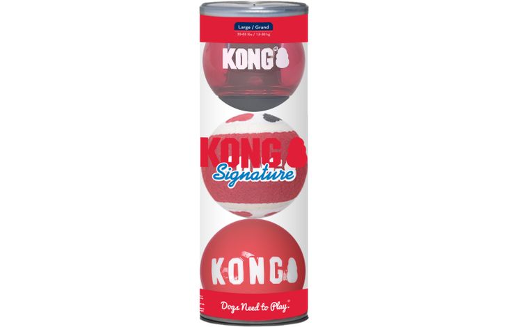 Kong® Kong® Speelgoed Signature Bal Meerkleurig