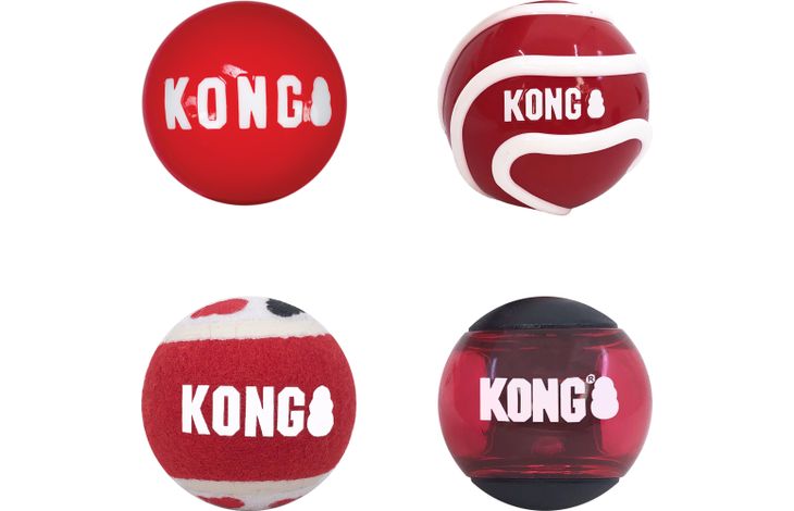 Kong® Kong® Speelgoed Signature Bal Meerkleurig