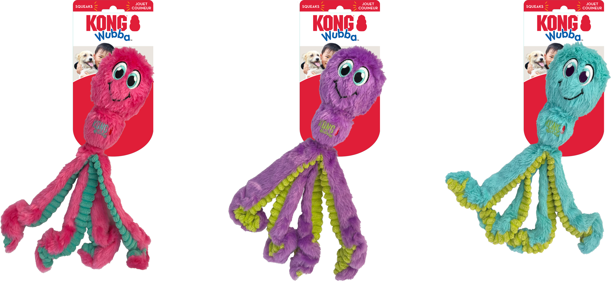 Kong® Kong® Toy Wubba Octopus Multiple colours