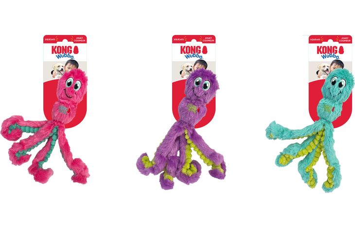 Kong® Kong® Speelgoed Wubba Octopus Meerdere kleuren