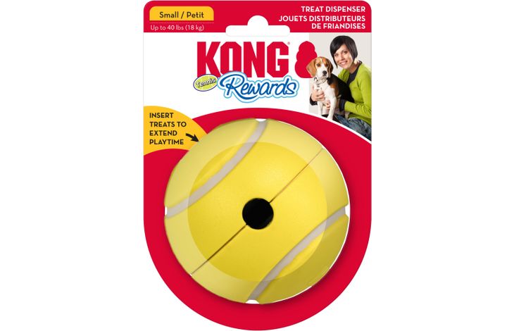 Kong® Kong® Speelgoed Rewards Tennis Geel