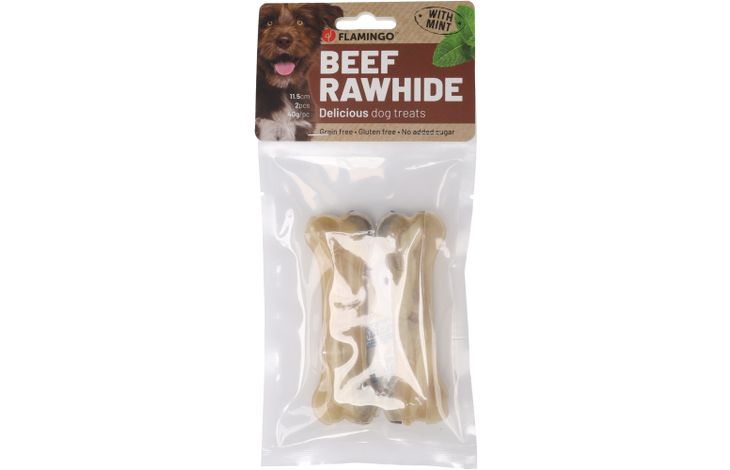 Flamingo Friandises R'Hide Dental Os  Menthe 11,5cm 40g / 2 pcs 80g