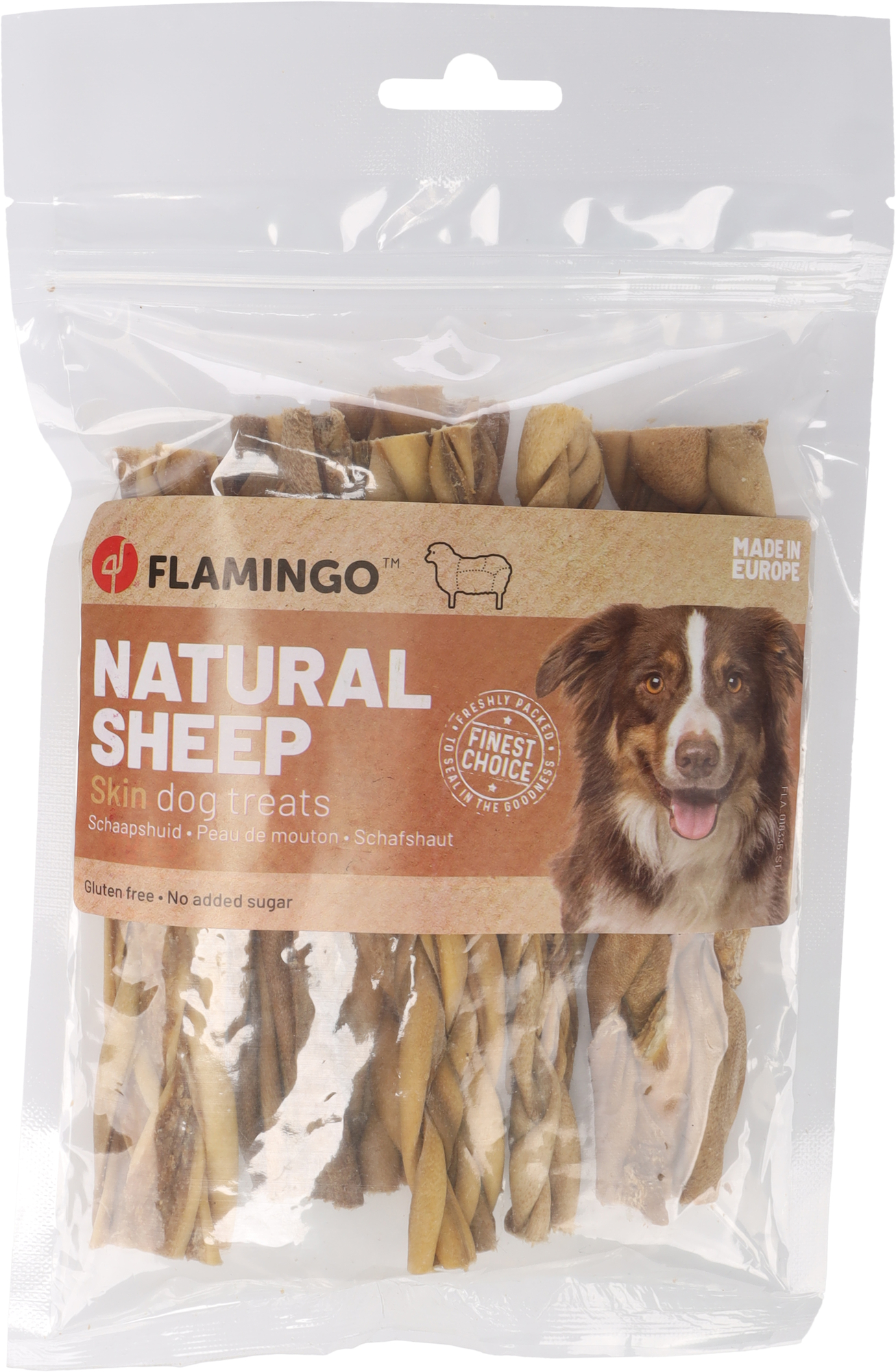 Flamingo Snacks Nature Sheep skin Wide