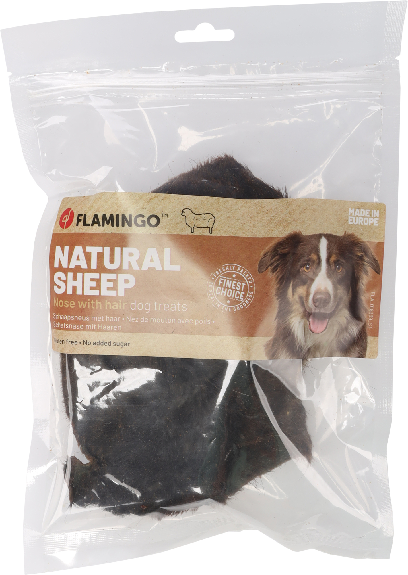 Flamingo Golosinas Nature Nariz de oveja con pelo