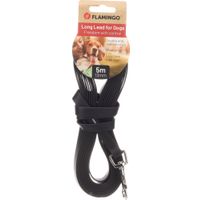 Flamingo Training and tracking leash Caspar Black