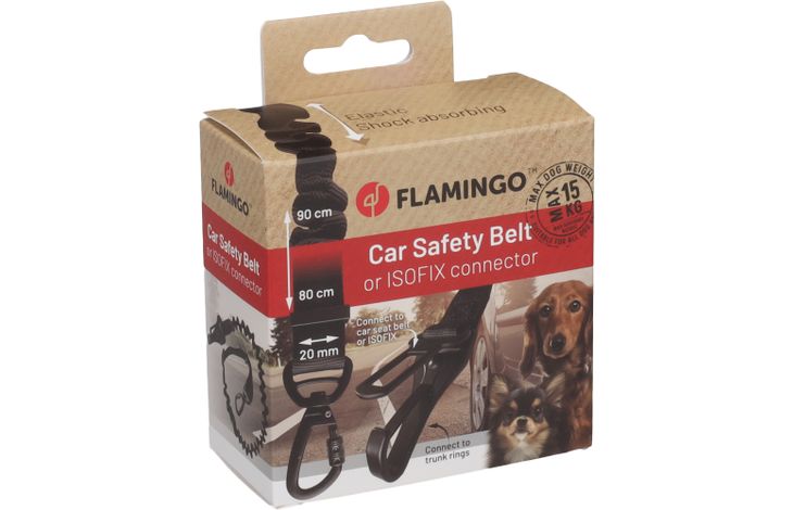 Flamingo Ceinture de sécurité Sarge Noir