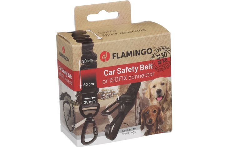 Flamingo Autoveiligheidsgordel Sarge Zwart