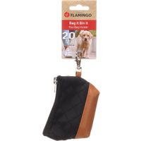 Flamingo Poop bag dispenser Cellie Black