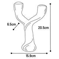 Flamingo Toy Nyl'o Wood Y shape with beef flavour