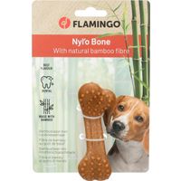 Flamingo Giocattolo Nyl'o Bamboo Osso con gusto di manzo