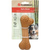 Flamingo Giocattolo Nyl'o Bamboo Osso con gusto di manzo