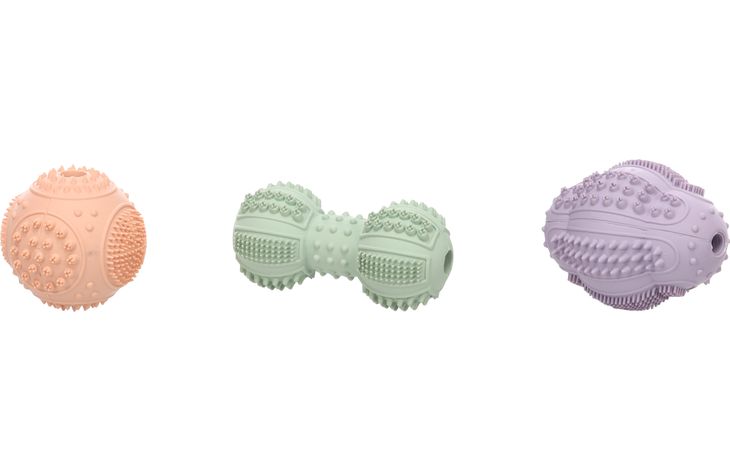 Toy Rufus Ball & Dumbbell & Rugby Multiple colours | 524979 | Flamingo ...