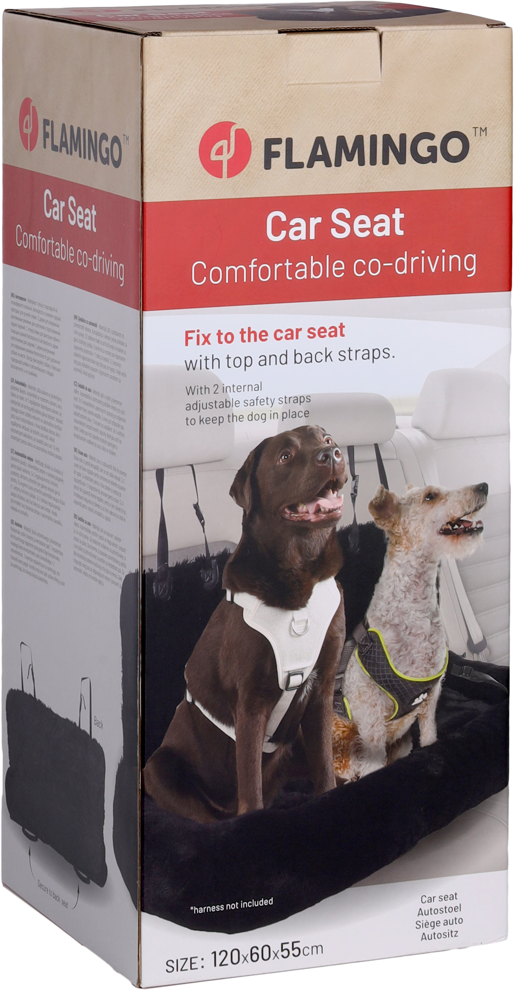 Flamingo Autositz Krems Schwarz