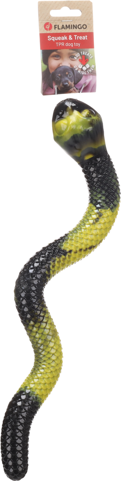 Flamingo Giocattolo Sneaky Serpente Giallo & Nero