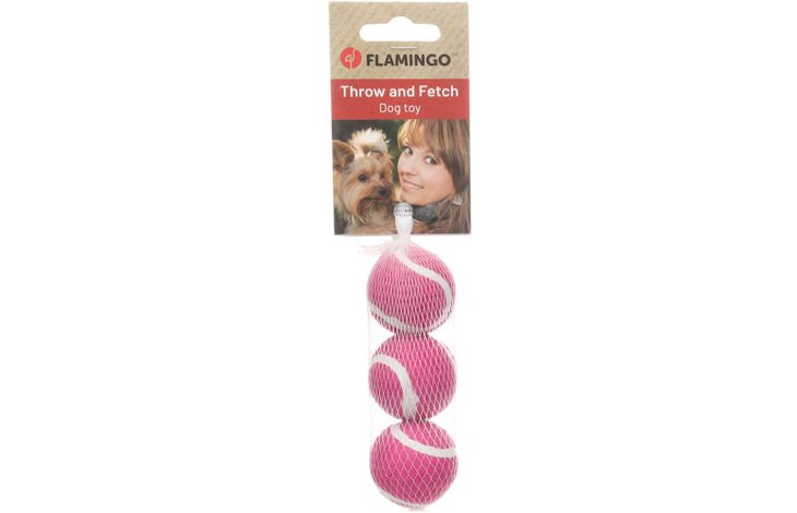 Flamingo Speelgoed Smash Tennisbal Roze