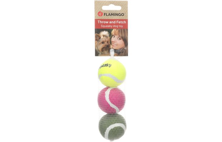 Flamingo Speelgoed Smash Tennisbal met geluid Meerkleurig