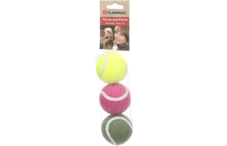 Flamingo Speelgoed Smash Tennisbal met geluid Meerkleurig