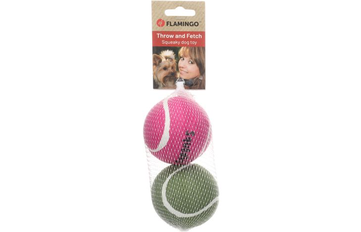 Flamingo Speelgoed Smash Tennisbal met geluid Meerkleurig