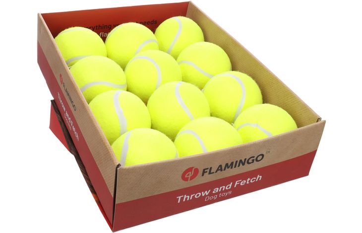 Flamingo Speelgoed Smash Tennisbal Geel