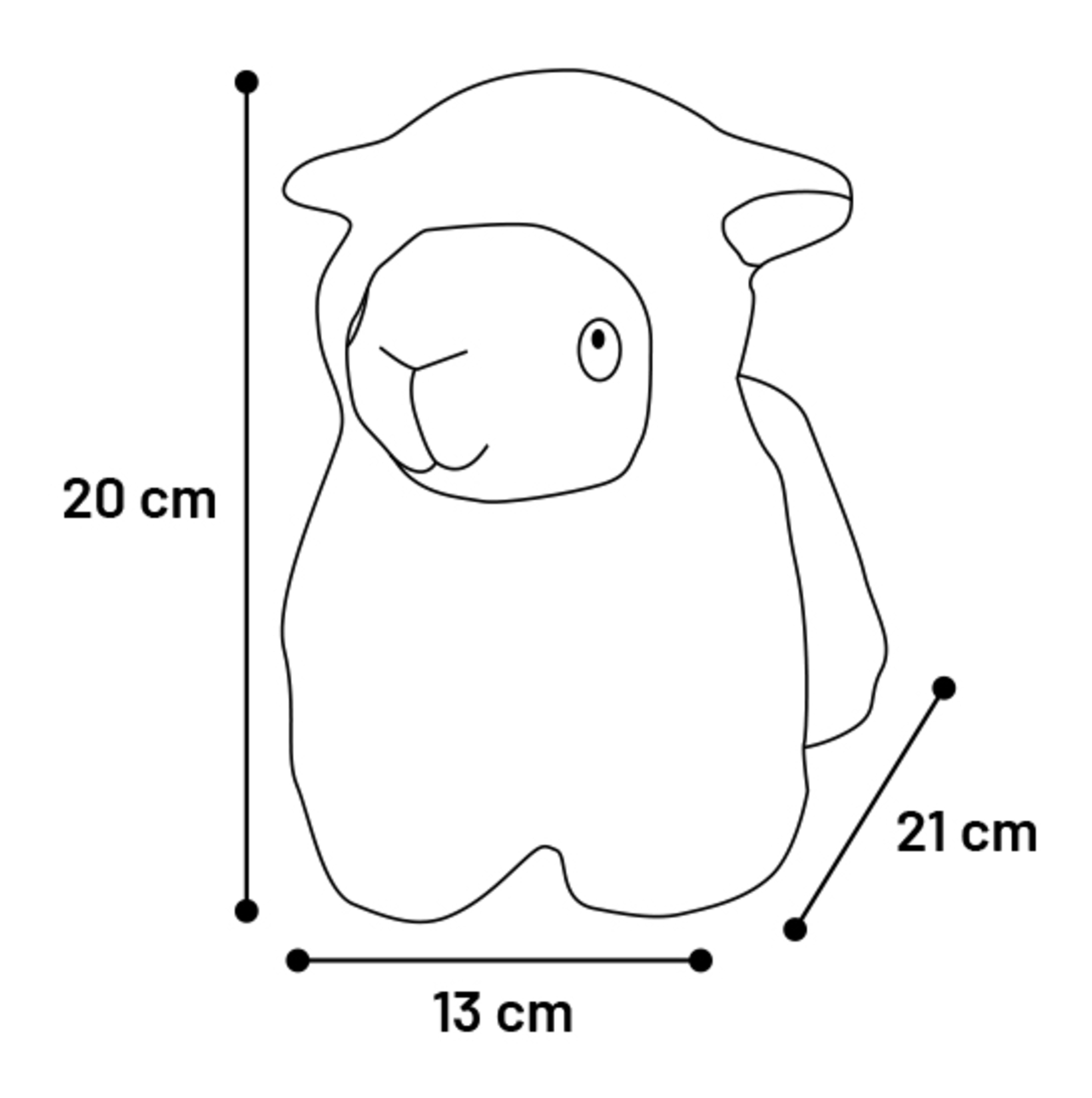 Flamingo Juguete Kopya Llama Beige