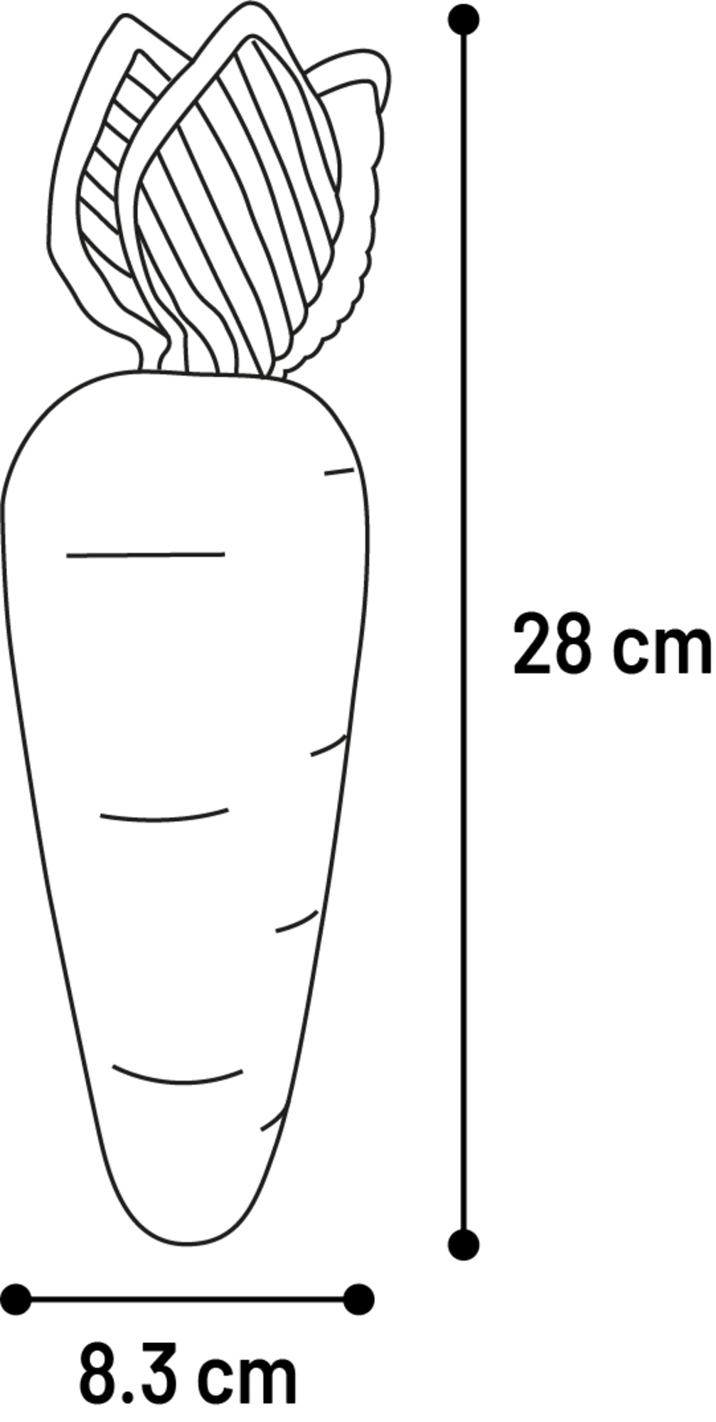 Flamingo Jouet Seezo Carotte Orange