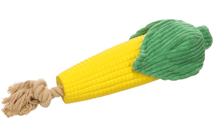 Flamingo Toy Seezo Corn with rope Yellow