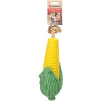 Flamingo Toy Seezo Corn with rope Yellow
