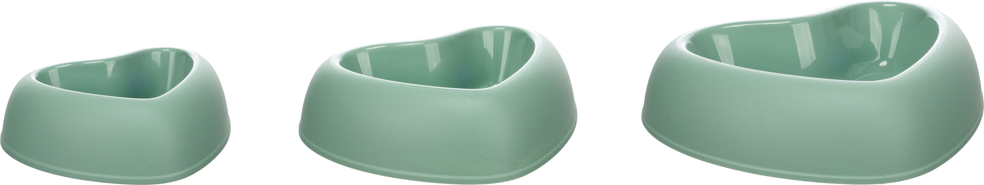 Flamingo Feeding and drinking bowl Pandor Heart Green