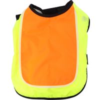 Flamingo Gillet de sécurité avec lumière LED Simi Orange fluo