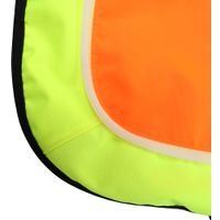 Flamingo Gillet de sécurité avec lumière LED Simi Orange fluo
