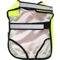 Flamingo Gillet de sécurité avec lumière LED Simi Orange fluo