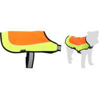 Flamingo Gillet de sécurité avec lumière LED Simi Orange fluo