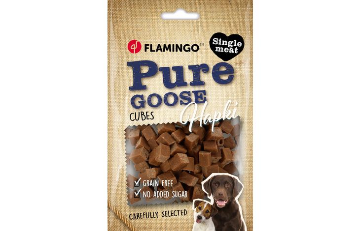 Flamingo Snacks Hapki Pure Small blocks with goose 