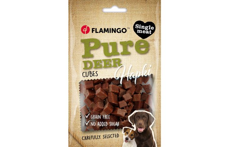Flamingo Snacks Hapki Pure Small blocks with deer 