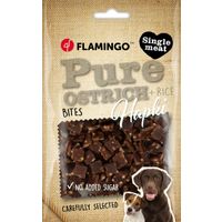 Flamingo Snacks Hapki Pure Chunks with ostrich & rice 