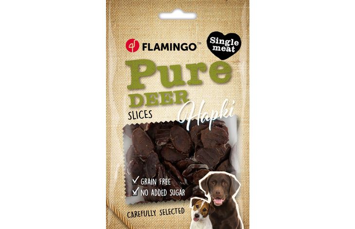 Flamingo Snacks Hapki Pure Slices with deer 