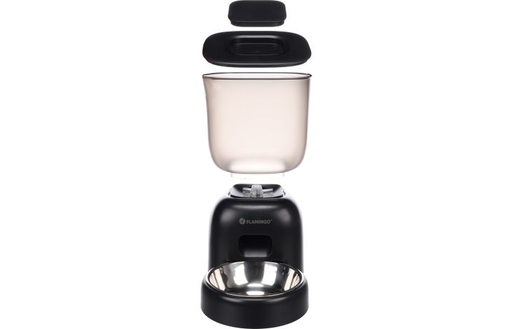 Flamingo Distributeur de nourriture Blido Noir