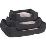 Basket Fahra Rectangle Dark grey