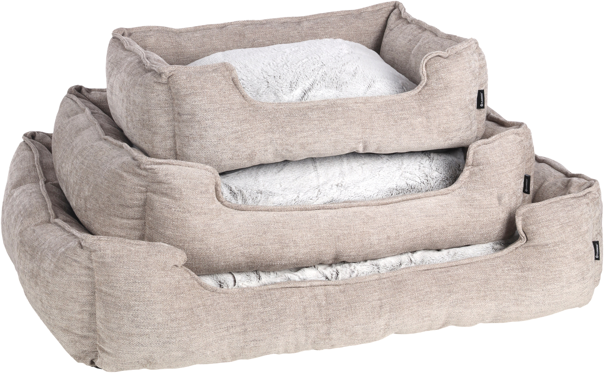 Flamingo Cesta Maylo Rectángulo Beige