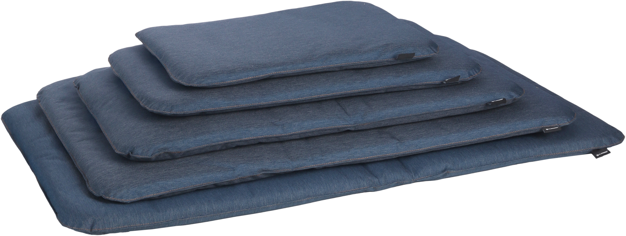 Flamingo Cojín Rino Rectángulo Azul